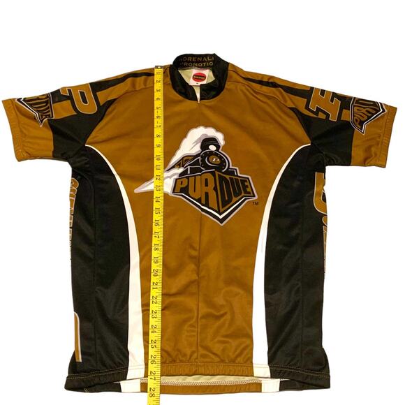 PURDUE XL Boilermakers Cycling Jersey University WORLD JERSEYS Vtg Y2K 90s - Picture 6 of 8